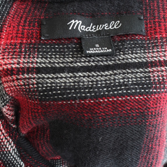 Madewell Classic Ex-Boyfriend Shirt in‎ Rollins Plaid Small - Picture 9 of 9